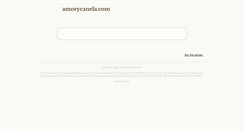 Desktop Screenshot of amorycanela.com